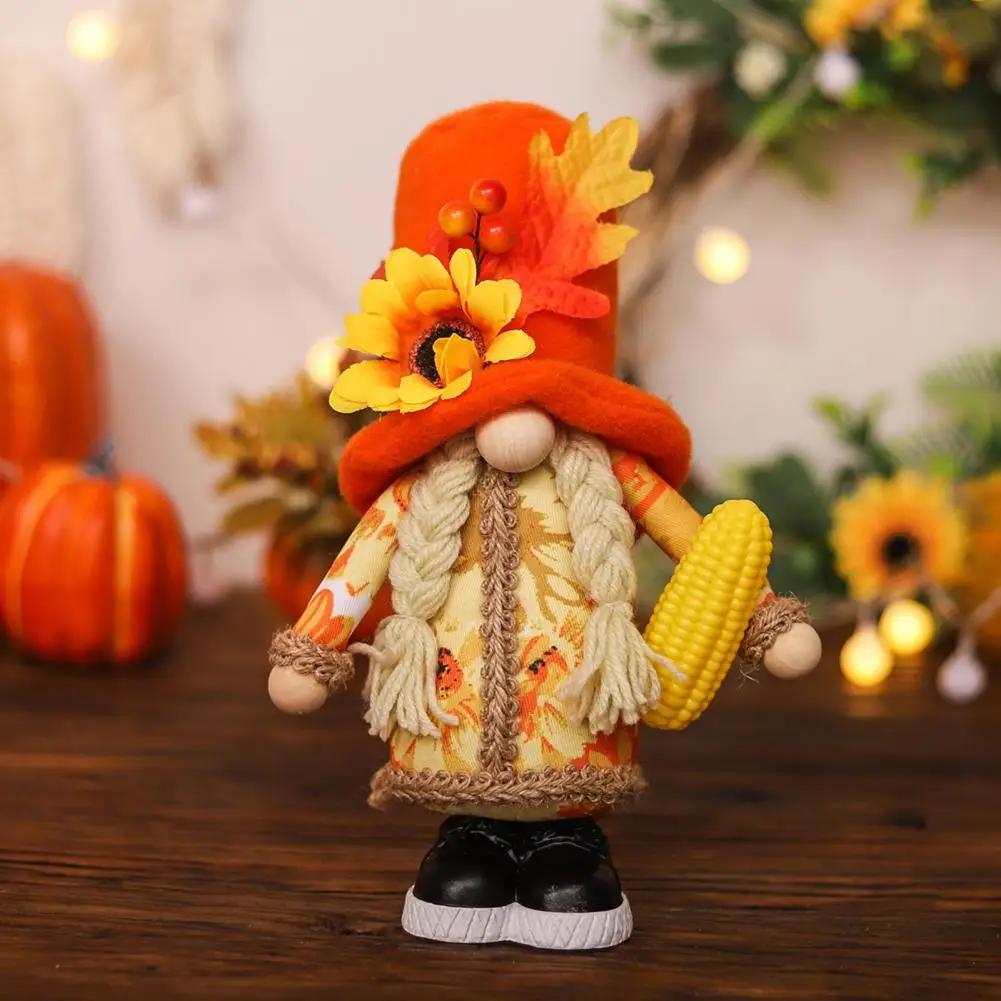 

Gnome Doll Toy Colorful Faceless Dwarf Dolls Harvest Season Decorations for Home Farmhouse Warehouse Great Holiday Gifts Lucky