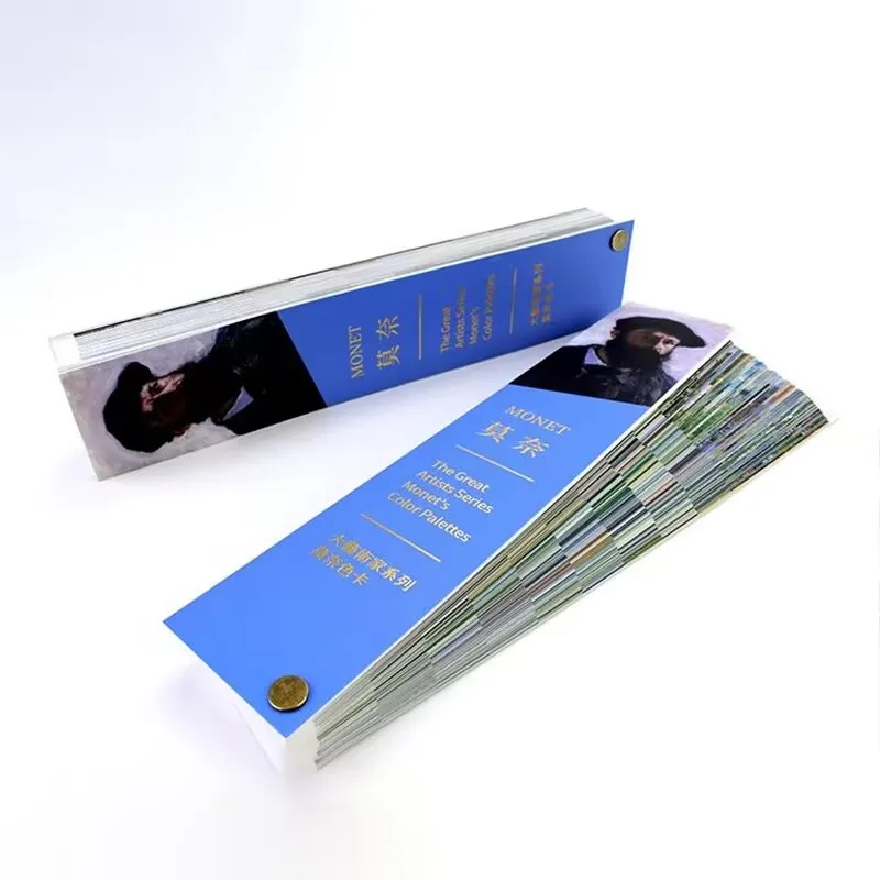 모네 컬러 카드 빈센트 반 고흐 컬러 카드 인상파 마스터 페인팅 컬러 카드 페인팅 컬러 참고서