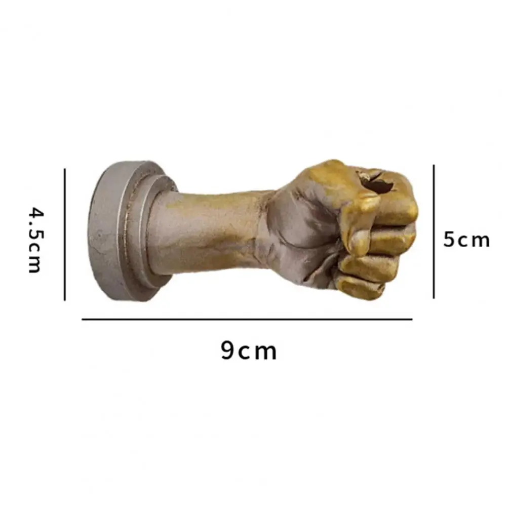Wall Sculpture Flower Vase Resin Fist Shape Flower Arranger Hand Sculpture Plant Holder Home Decorations 6