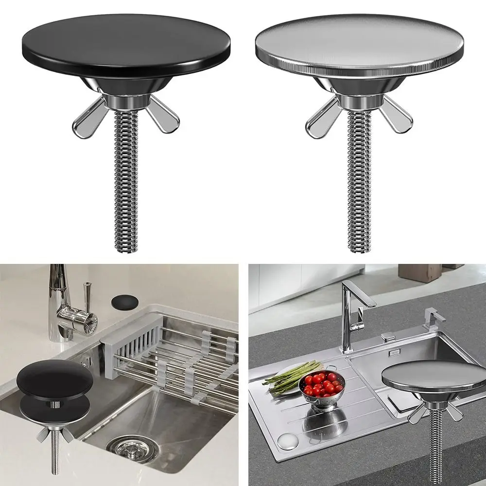 2 Inch Kitchen Sink Hole Cover - Gold Stainless Steel, Faucet Hole Plate Stopper, Blanking Plug For Extra Sink Holes