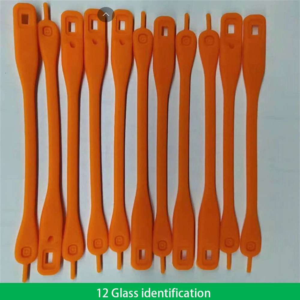 Silicone Red Wine Glass Identification Marker Charm Shot Glass Cup Labels Tag Signs Party Food Drinks Bar Accessories Tool