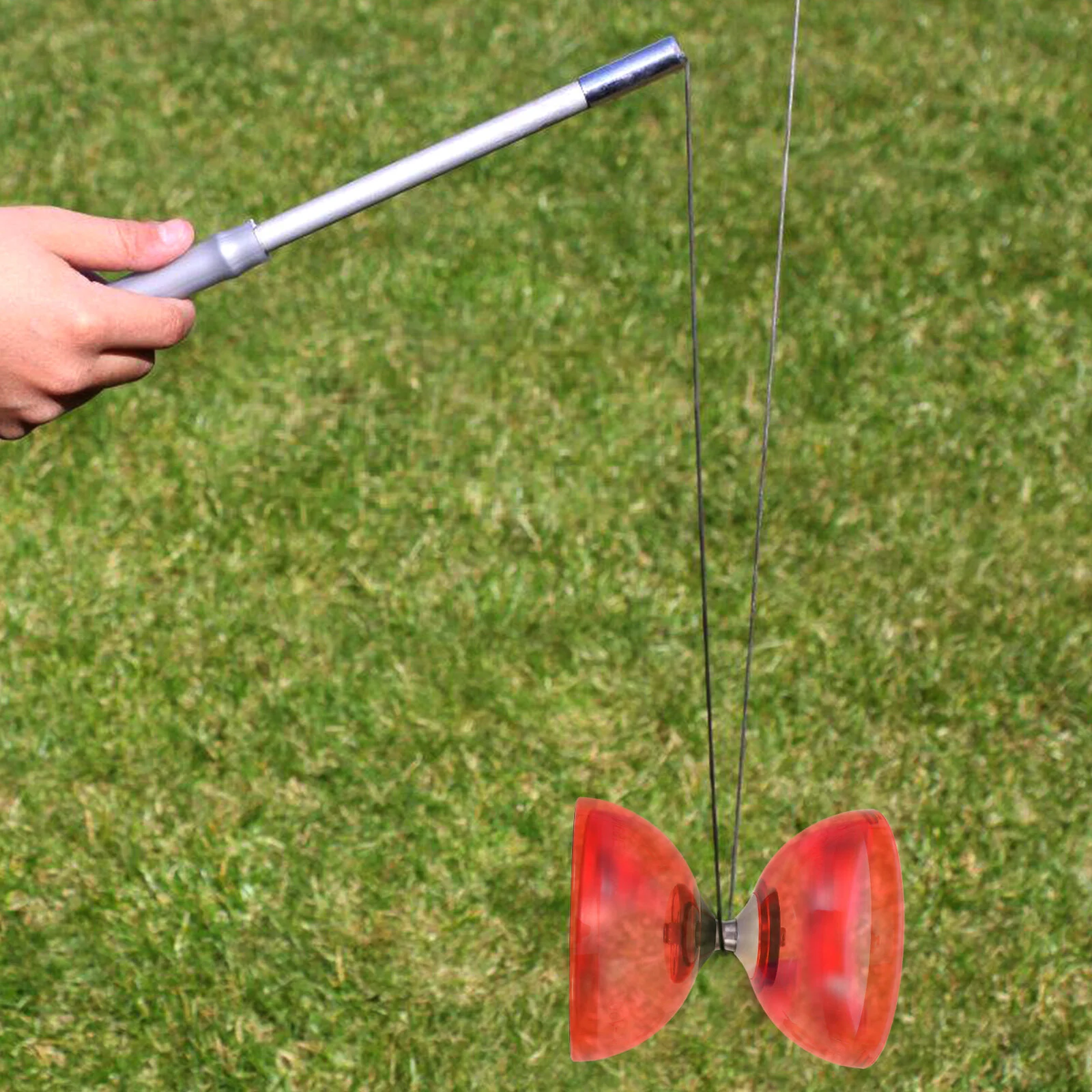 1 Set of Elderly Kids Fitness Diabolo Double-end Diabolo Chinese Big Diabolo Funny Diabolo 6