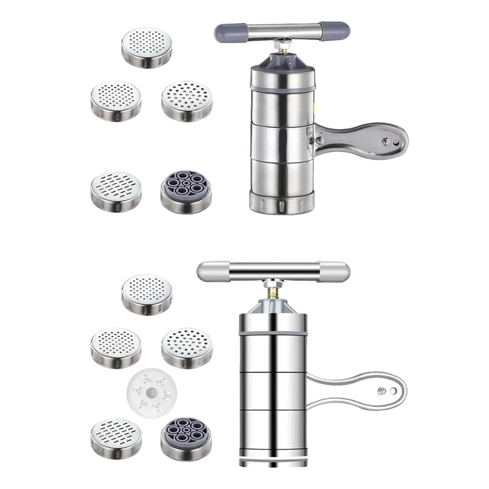 Noodle Press Pasta Attachment Pasta Maker Ramen Fettuccine Multifunctional Household Accessories Wireless Stainless Steel Multifunction Noodle Press Machine