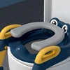 Auxiliary Stair-type Children's Toilet Seat Supplies Infant Baby Ladder Folding Toilet. 2