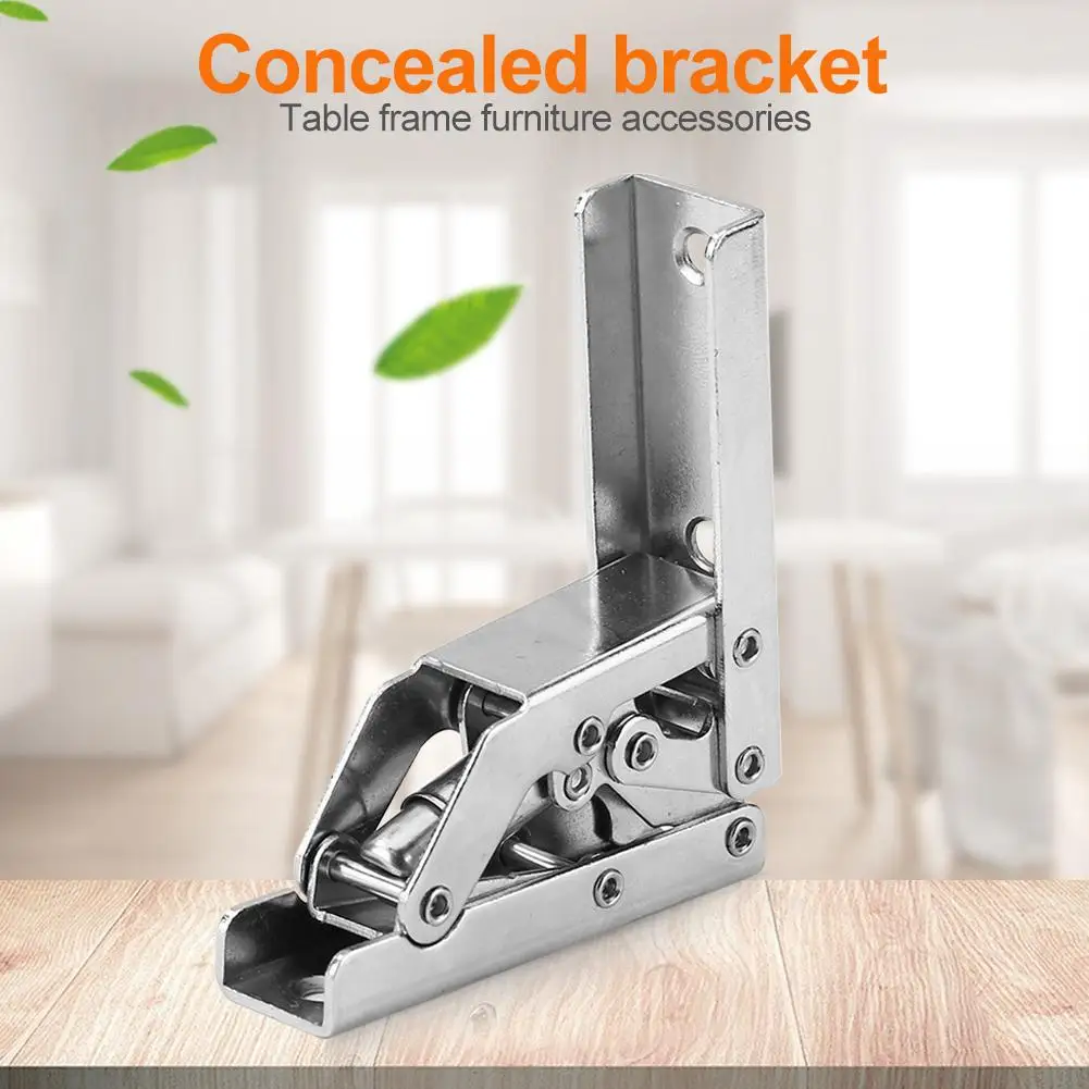 Description Picture 4 of item90 Degree Folding Hinge New and High Quality Lightweight and Delicate Sofa Bed Dining Table Lift Support Connect Cabinet Hinge