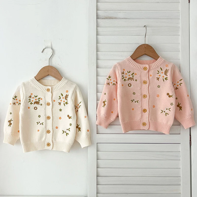 Toddler SS26 Summer Linen Blend Cardigan (10m-4y) - 2 Colors main image 1