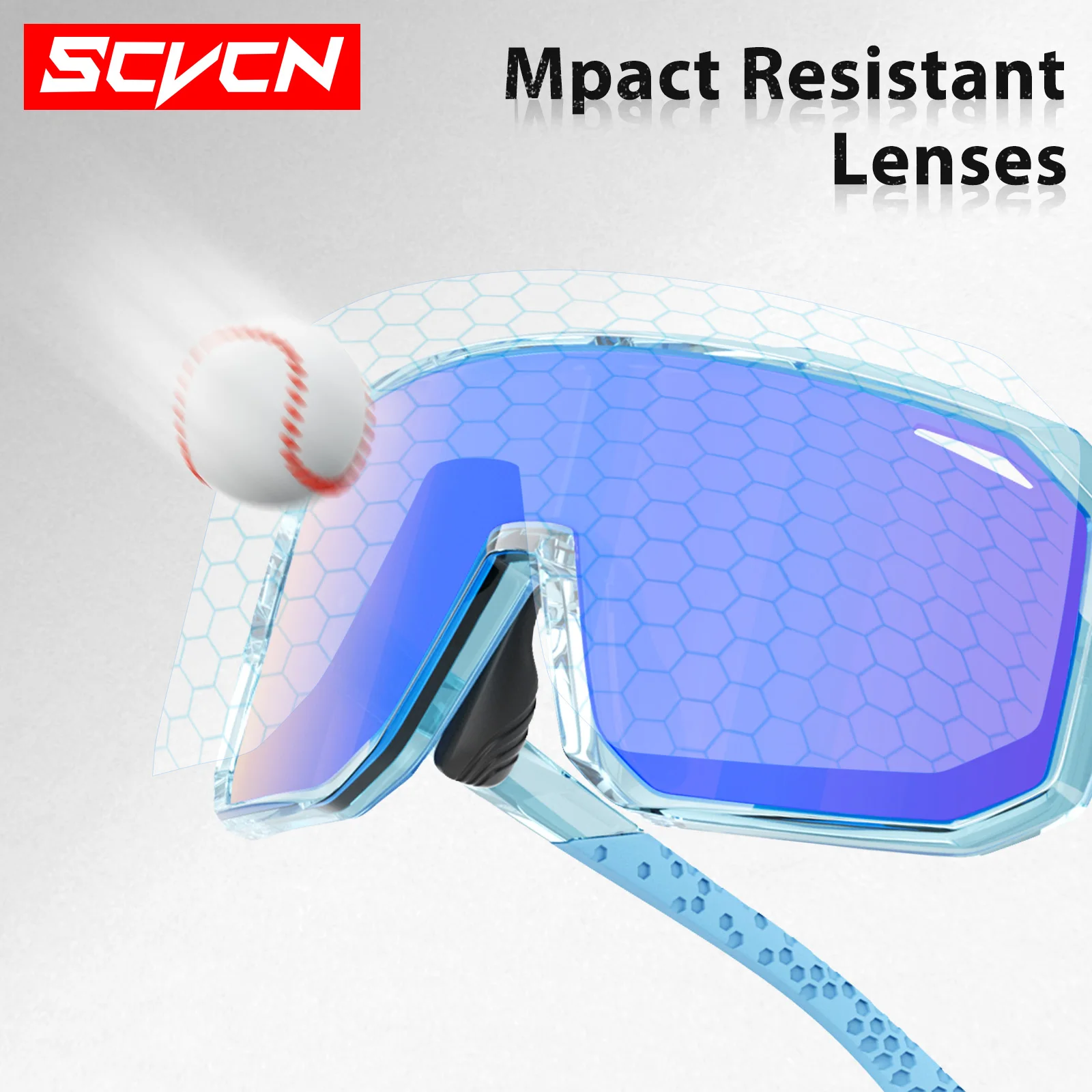 Cycling sunglasses SCVCN Kids Children UV400 Bike Eyewear Girls MTB Camping Fishing Outdoor Sports Accessories