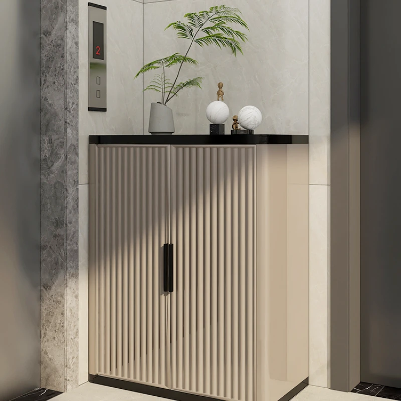 

Household shoe cabinet, hallway entrance, outdoor large capacity integrated porch cabinet, high-end home storage