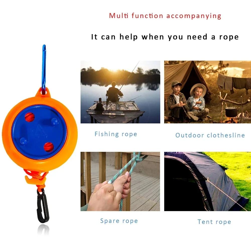 UNTIOR 10M Retractable Clothes Drying Rack Rope Outdoor Portable Clothesline Storage Clothes Line Drying Line Camping