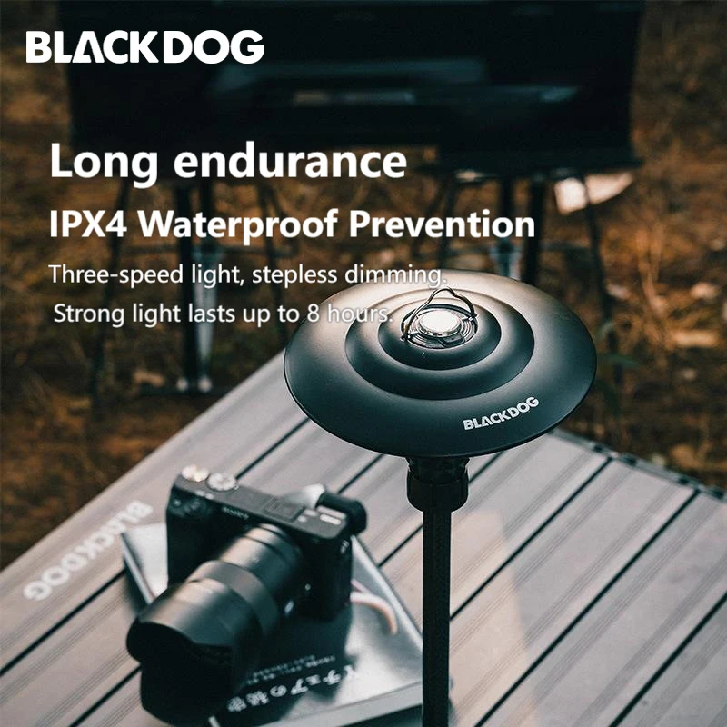 BLACK DOG ランタン φ38mm x 94mm Blackdog Outdoor Camping Essentials Portable Atmosphere Lamp