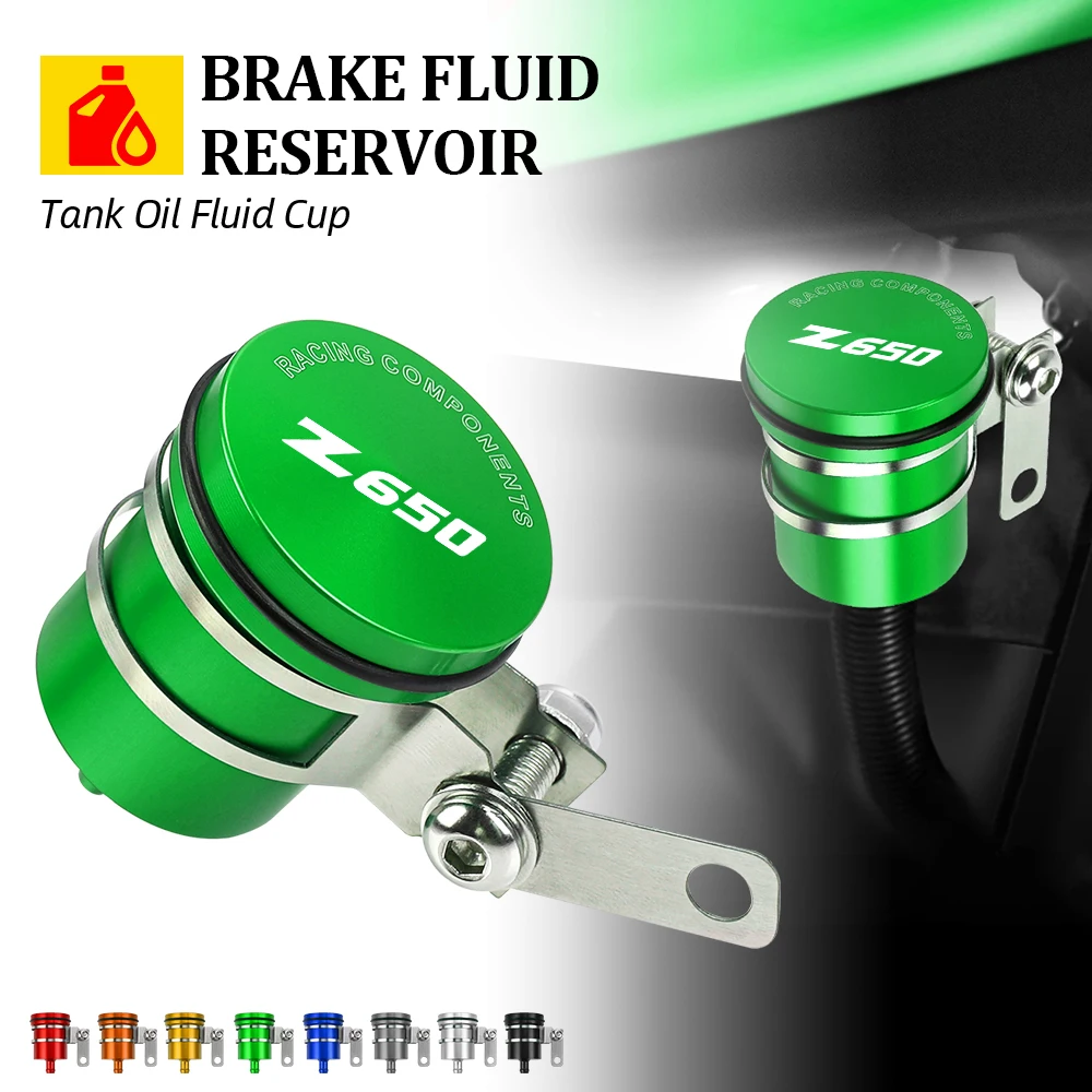 

For KAWASAKI Z650 Z 650 z650 2019 2020 2021 2022 2023 Motorcycle Brake Clutch Tank Cylinder Fluid Oil Reservoir Cup Fluid Cup