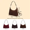 2024 New Winter Women Bag Female Frosted Leather Fashion Armpit Shoulder Bag Tote Lady Fashion Suede Handbag Crossbody Messenger 6