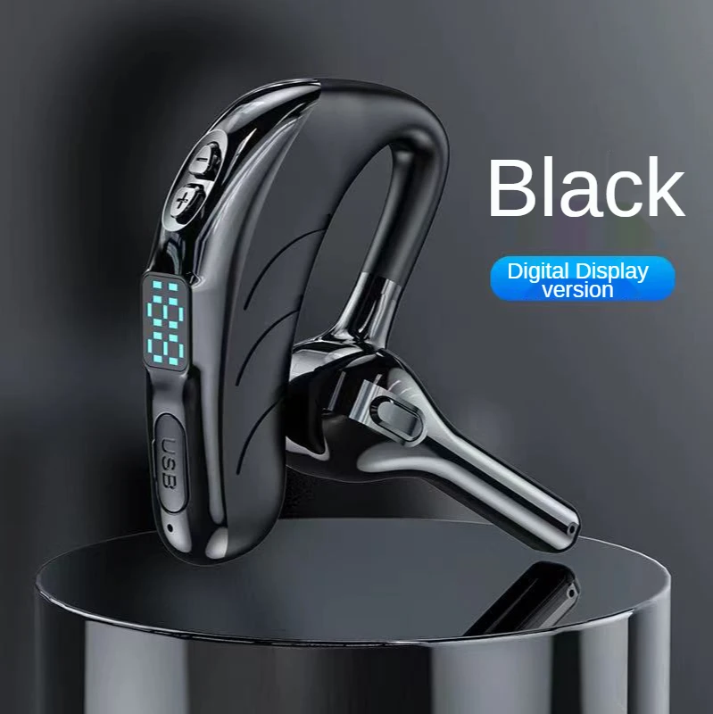 X13 Single Ear Headset with Mic Bluetooth 5.1 Earphone Noise Cancelling Waterproof Earpiece Wireless Handsfree Long Standby Time - Image 5
