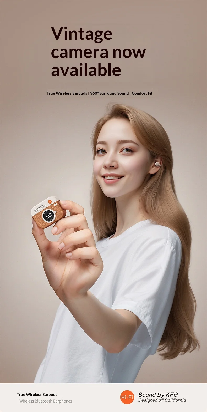 Wireless Noise Canceling Bluetooth Earphones With Mic For Sports_voghion.com
