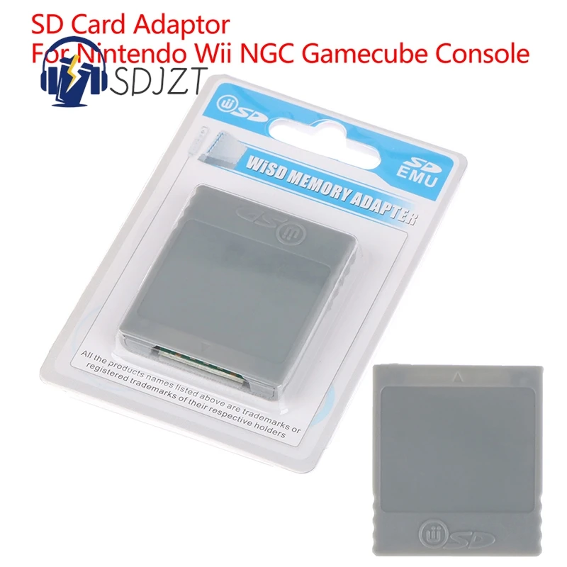 

1pc SD Flash WISD Memory Card Reader Converter Adapter For Wii NGC Gamecube Console