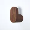 New Natural Wood Clothes Hanger Wall Mounted Coat Hook Decorative Key Holder Hat Scarf Handbag Storage Hanger Bathroom Rack 4