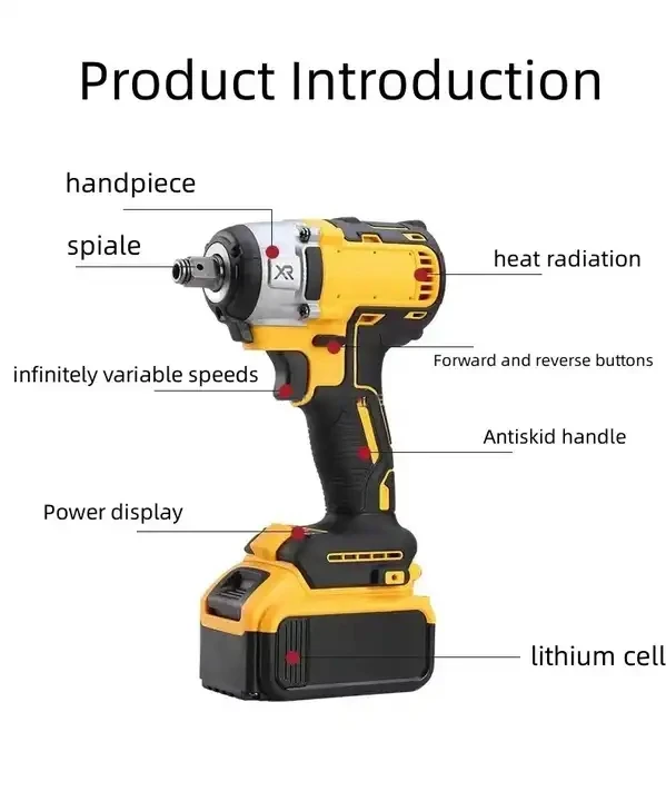 무선 래칫 렌치 세트, 전원 배터리, 전기 임팩트 렌치, 2024, 핫 세일