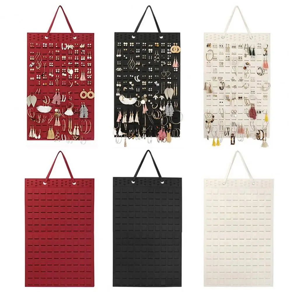 

Удобная подвесная сумка для хранения сережек, подвесной органайзер для подарочных сережек, коллекционная Экономия места