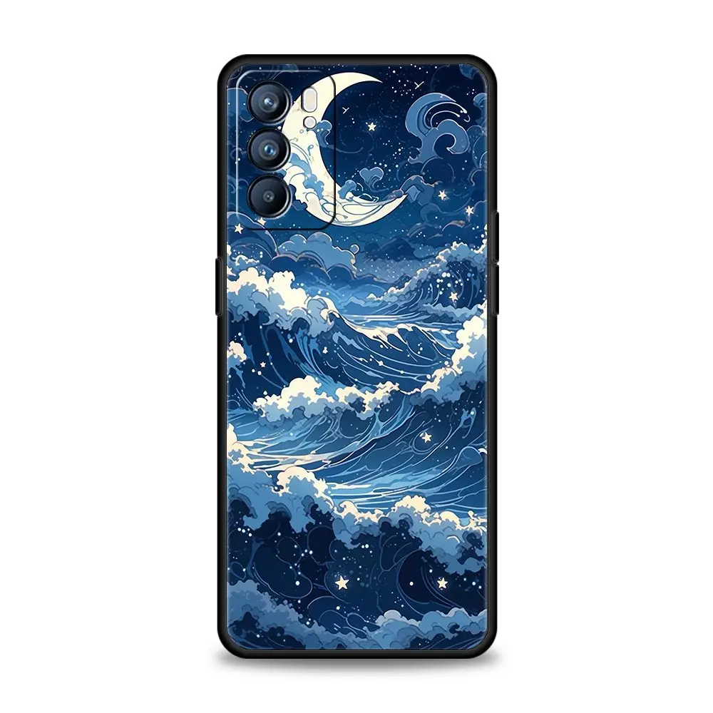 Moon Cloud Comic Style Phone Case Cover