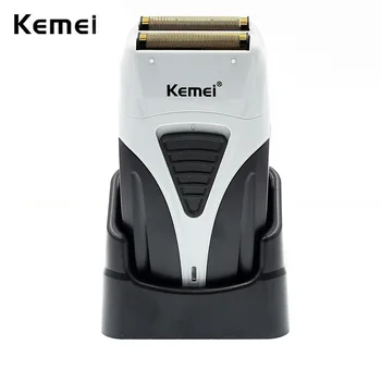 Kemei 3383 Potente rasoio elettrico ricaricabile Capelli Barba Stubble Rasoio elettrico viso per uomo Macchina da barba per testa calva 1