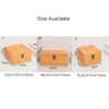 Wooden Storage Box Pine Rectangular Flip Solid Wood Gift Box Handmade Craft Case Organizer Container Case For Home Storage Decor 5