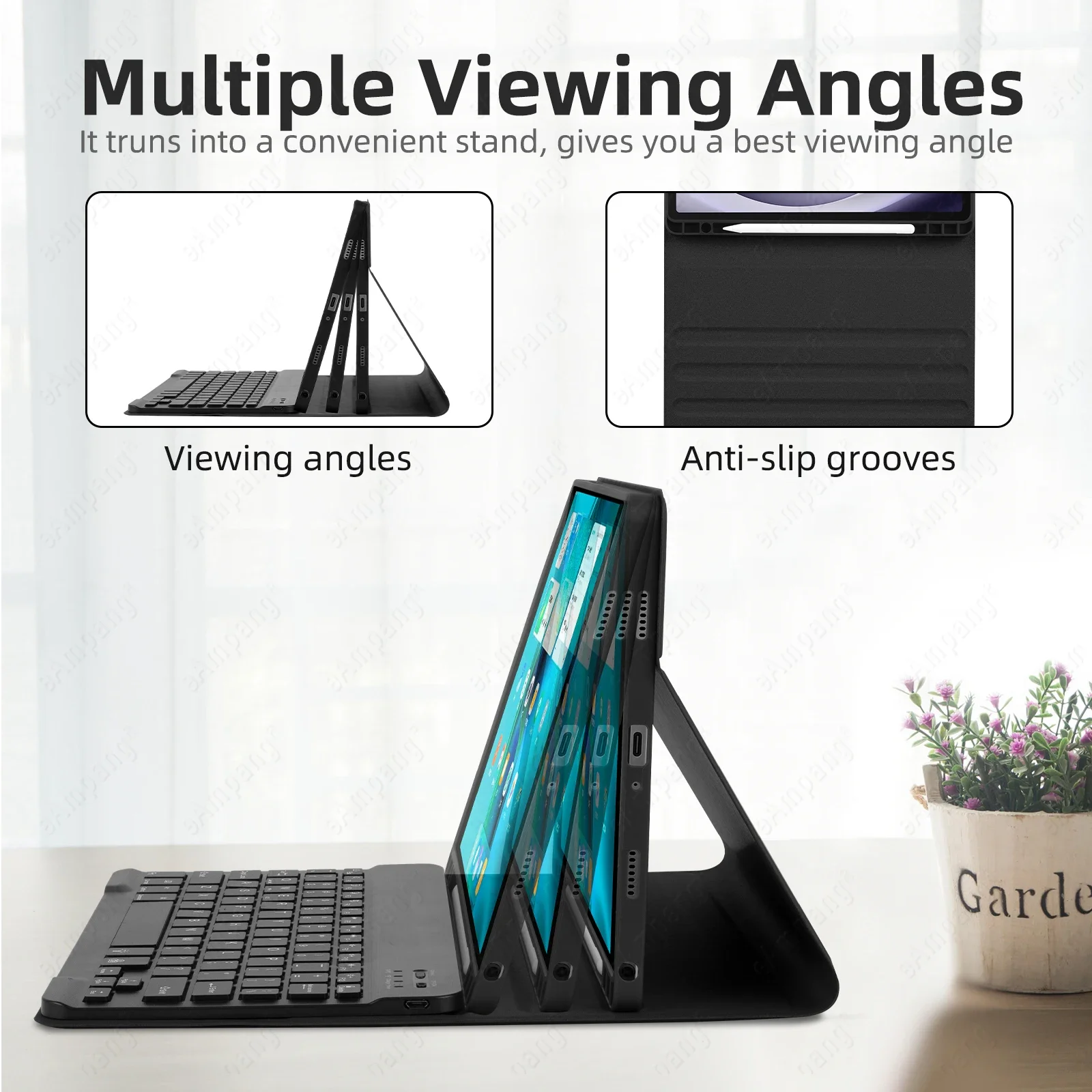 Premium Backlit Keyboard Case with Multi-Language Options