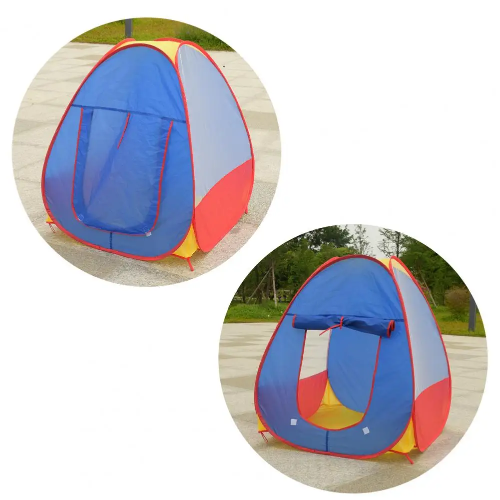 Children Indoor Tent Foldable Kids Castle Play Tent Toy for Girls Boys Indoor Outdoor Fun Gift with Mesh Windows Safe for Ages 2
