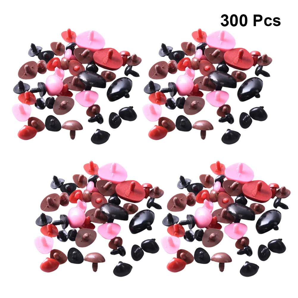 

100pcs Safety Noses Noses Craft Triangle Noses DIY Craft Making Accessories for Puppet Plush Toys Stuffed Animals 14x18mm (