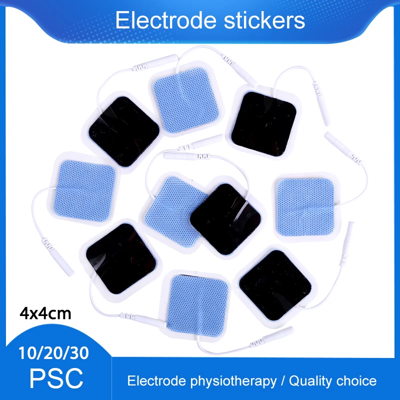 10/20/30pcs Electrode Pads EMS Replacement for TENS Unit Therapy Machine Muscle Stimulator Massager Pulse Massage for Body