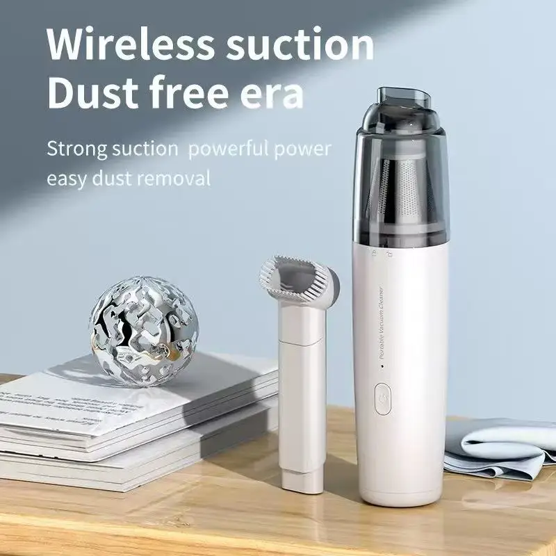 Mini Handheld Vacuum Cleaner Car Use Wireless Charging High Power Portable Fungus Eliminator for Home And Car Interior Cleaning 1