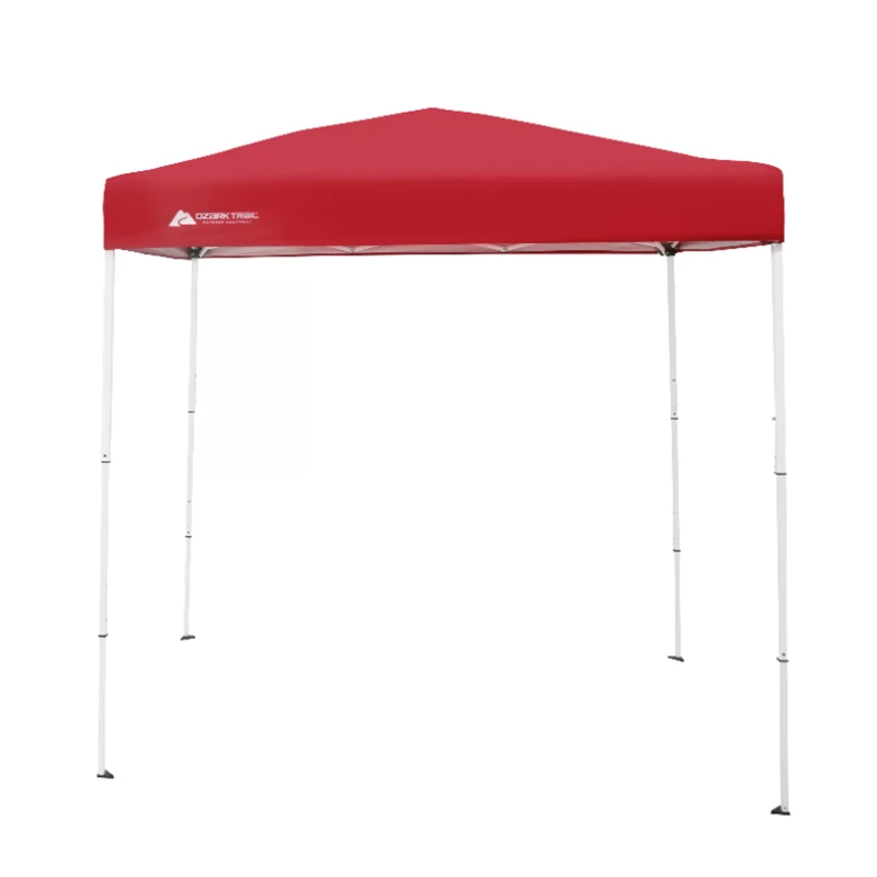 Ozark Trail 4 'X 6' Tettuccio Istantaneo Rosso Brillante Parasole Per Esterni