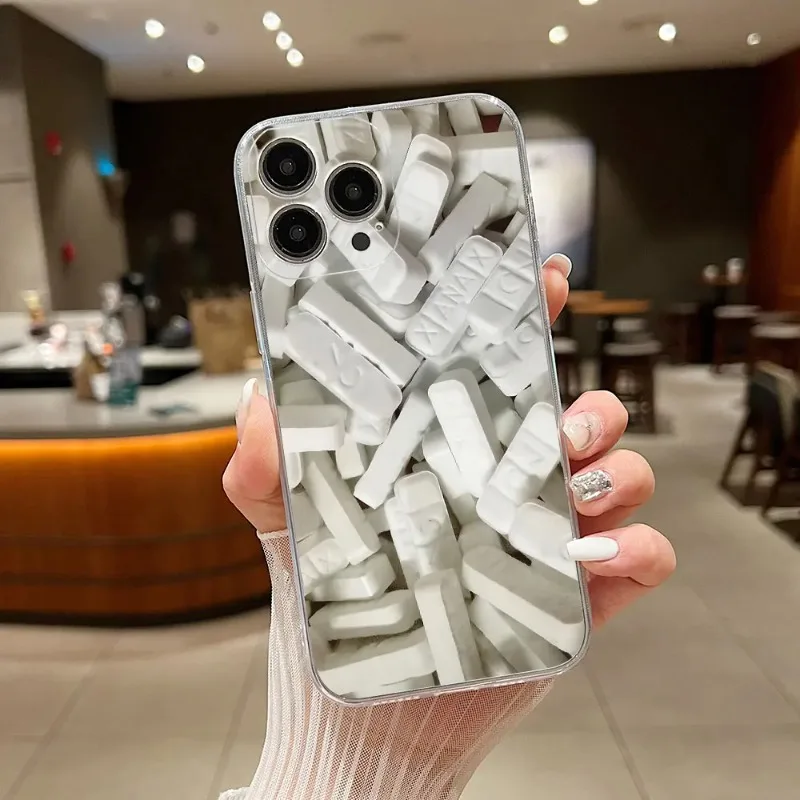 Chill Pill Shockproof Transparent Phone Case - Funny Design