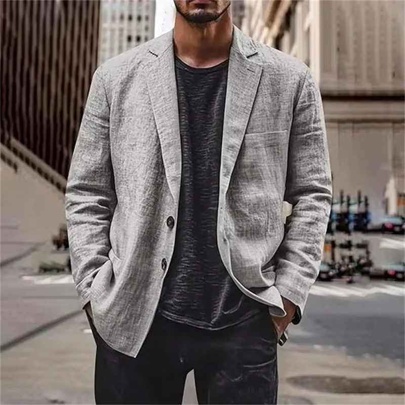 Blazer en lin léger pour homme