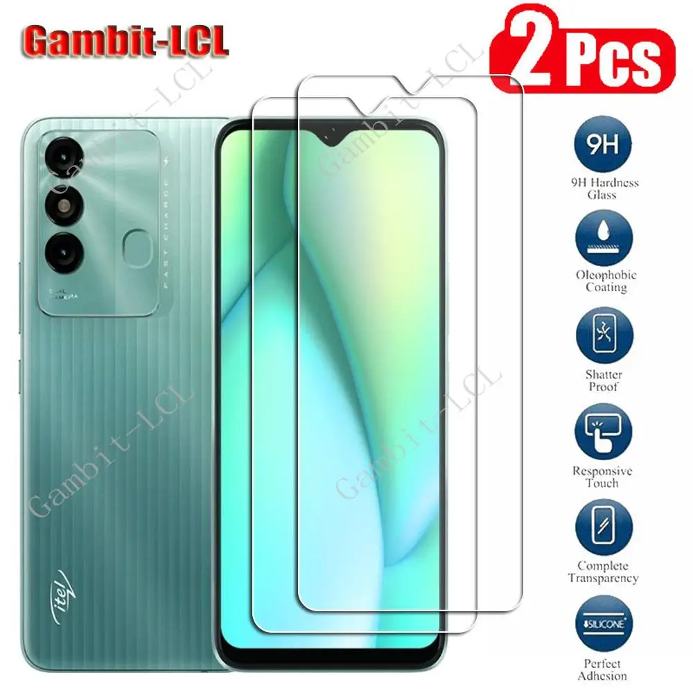 

Защитное стекло для Itel Vision 3 Plus 6,8 дюймов, закаленное, 9H HD, 2 шт.