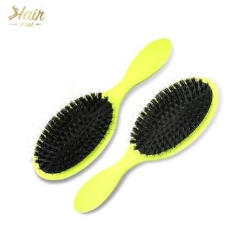 Spazzola per Extension Hair Want con Denti in Nylon, Districante per Capelli Bagnati e Asciutti, Massaggiante, con Setole di Cinghiale e Cuscino Morbido