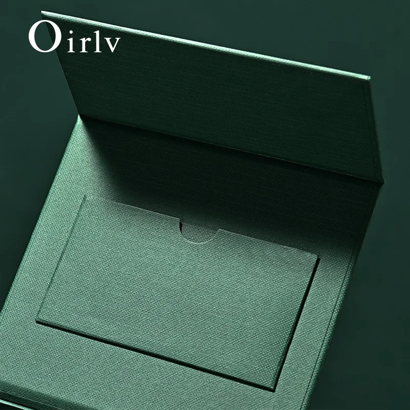 Oirlv Ring Box: Expertly Crafted with a Secure Slot for Elegant Jewelry Display