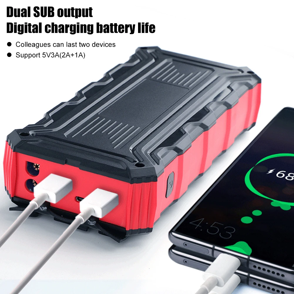 best jump starter 1200A Car Jump Starter 30000mAh Portable Power Bank Battery Booster with LED Flashlight Emergency Starter for Gasoline Diesel portable car jump starter