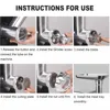 Heavy Duty 3000 Watts Powerful Meat Grinder Mincer Sausage Maker Filler Food Processors Kitchen Mincing Machine White 4