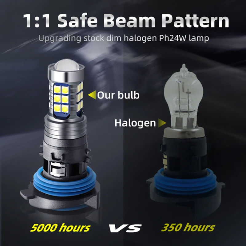 Ǫ 3008 5008 T8 Ʈο C5 MK2  2  HP24W Led ,   ְ   DRL  