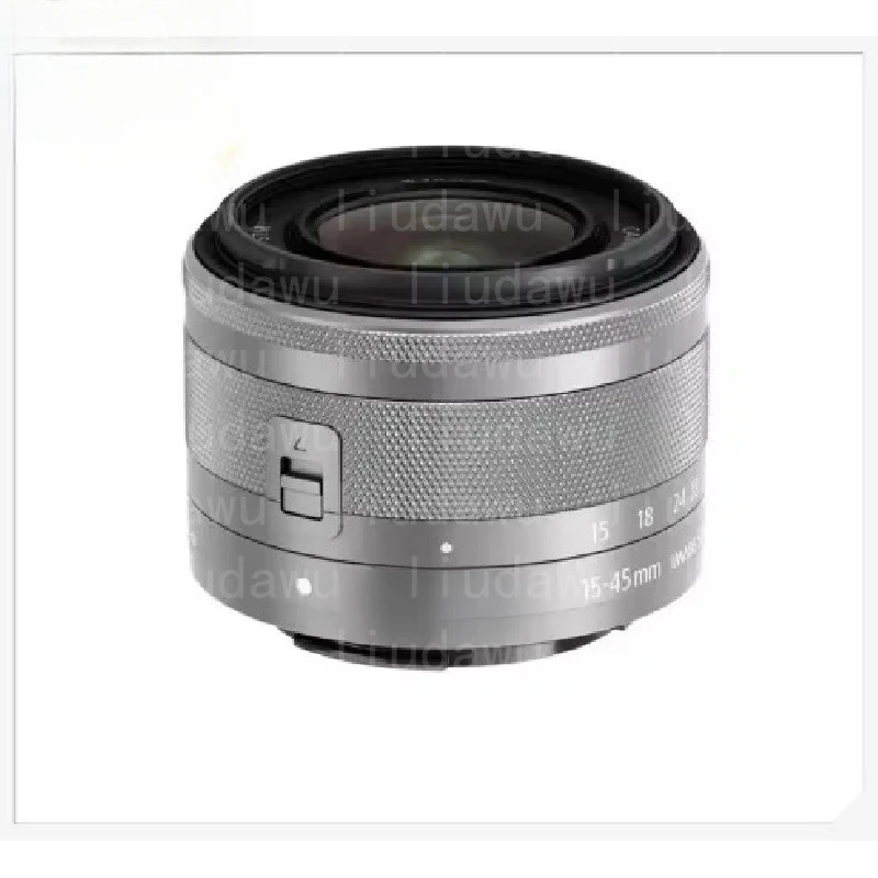 98% 새 상품 EF-M 15-45mm 캐논 EF-M 15-45mm f/3.5-6.3 IS STM 렌즈 (캐논 M1 M2 M3 M5 M6 M10 M50 M100 카메라용)