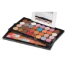Acrylic Stackable EMPTY Magnetic Eyeshadow Palette with Light Mirrow DIY Your Large Makeup Plalette 6