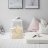 Foldable Canvas Laundry Bag Drawstring Hotel Clothes ganizer Pouch Bathroom Dirty Storage Container Travel Bag Home Textiles 5
