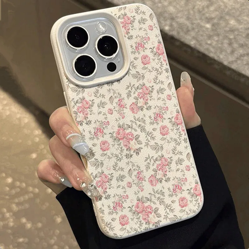Charming Floral White Soft Phone Case - Classic TPU Cover