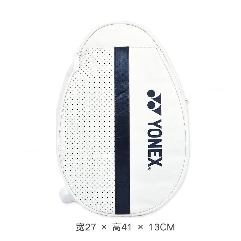 2023 New Yonex Tennis Badminton Racquet Bag 3 Pieces One Shoulder Mini Compact Lightweight Portable White Chest Bag Shoulder Bag