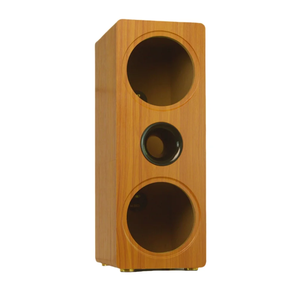 4-inch Dual Speaker Empty Box Wooden Shell DIY Modification