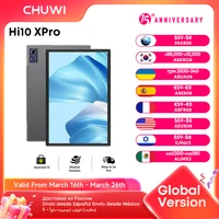 CHUWI Hi10X Pro 4GB RAM 128GB ROM 10.1" Tablet 4G LTE Widevine L1 Unisoc T606 Tablets PC 2.4G/5G Wifi Android 13 7000mAh Battery 1