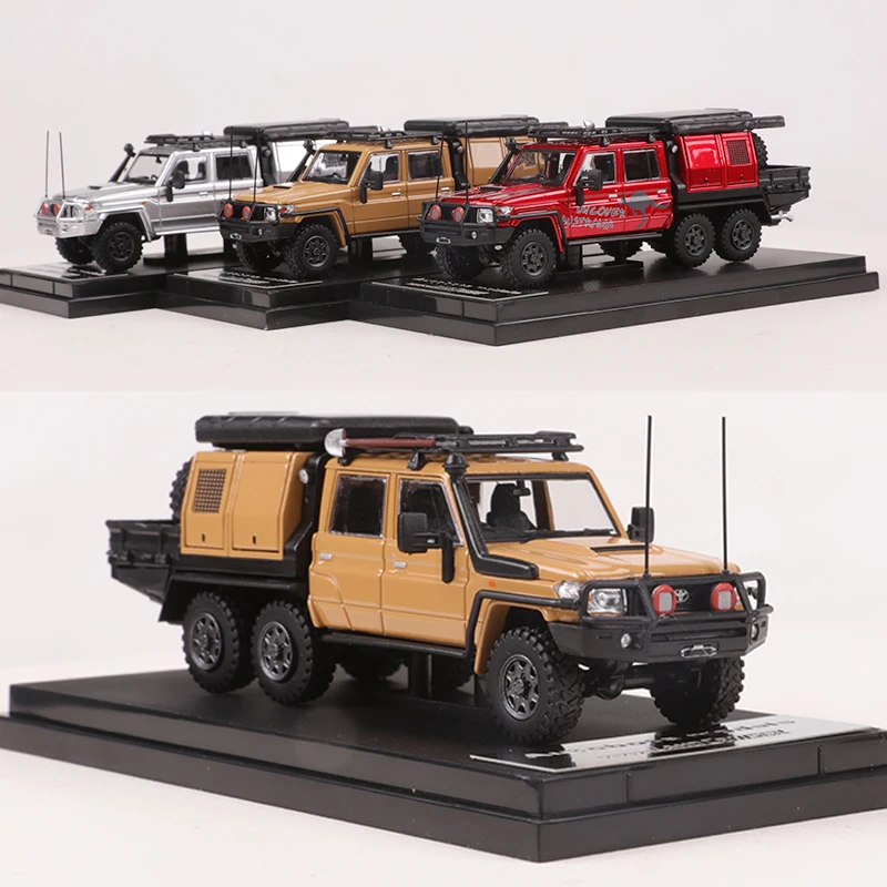 

Autobot 1:64 LC79 6*6 модель автомобиля из сплава модифицированный внедорожник