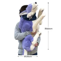 60cm Original Monster Hunter Rise Palamute Plush Cushion Pillow Children's Cute Plush Doll Christmas Gift Home Decoration 2