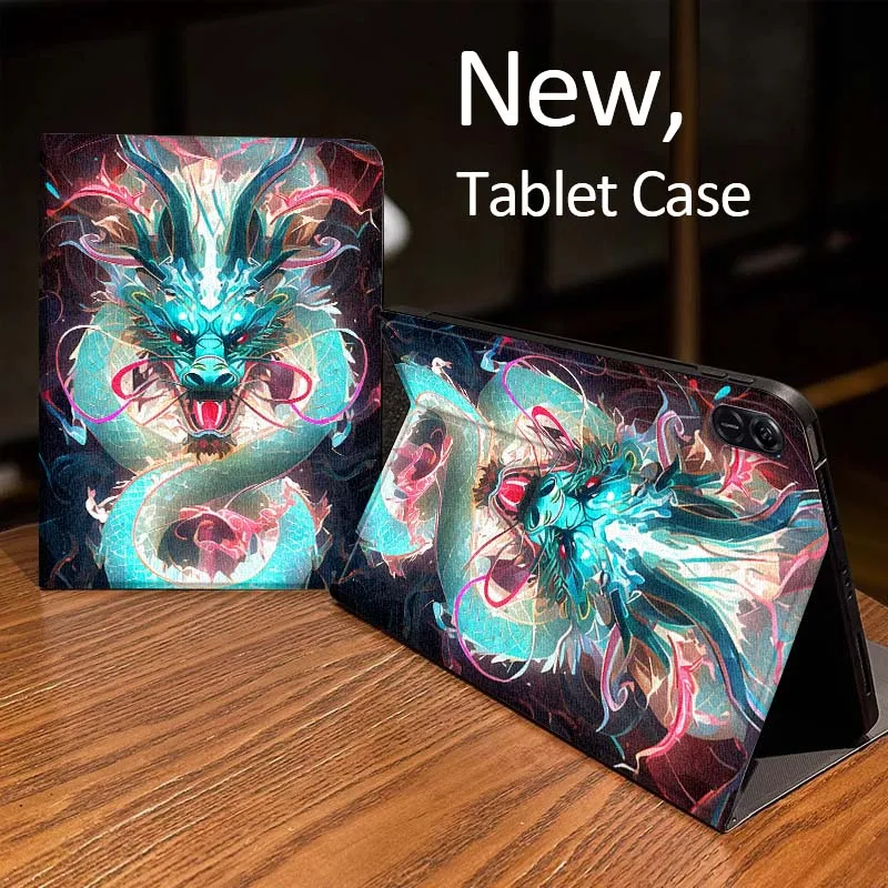 Stylish Anime Dragon Tablet Case - Fashionable Protective Cover