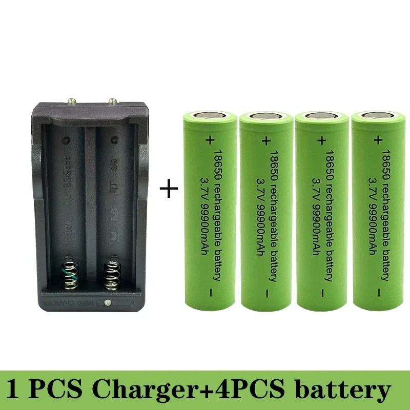 18650 Battery Free Shipping New Bestselling  Li-ion 3.7V 99900mah+Charger RechargeableBattery Suitable Screwdriver Battery